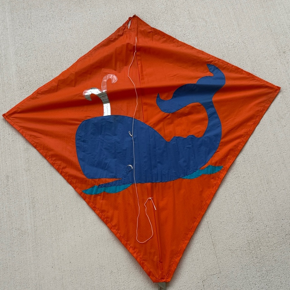 Handmade whale diamond kite by Go Fly a Kite